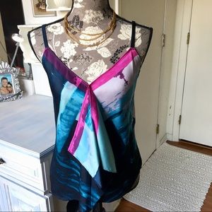 Rachel Roy Silky Watercolor Tank